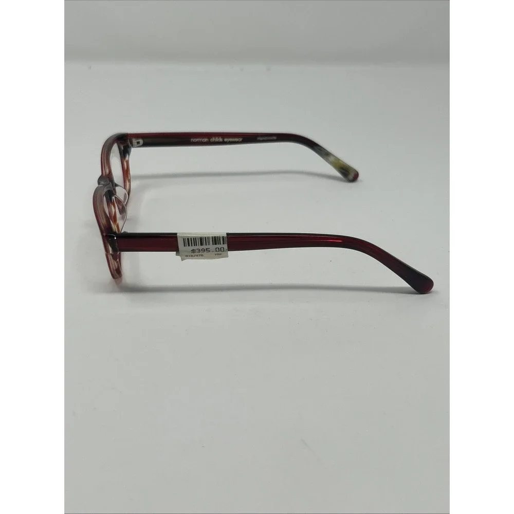 NWT Norman Childs ERNA Eyeglasses 48-14-135 Child Red Frames
